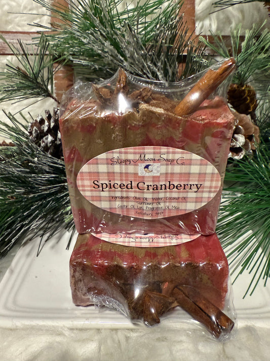 Spiced Cranberry soap bar