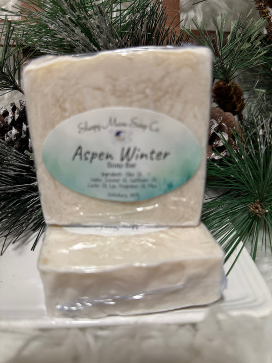 Aspen Winter soap bar