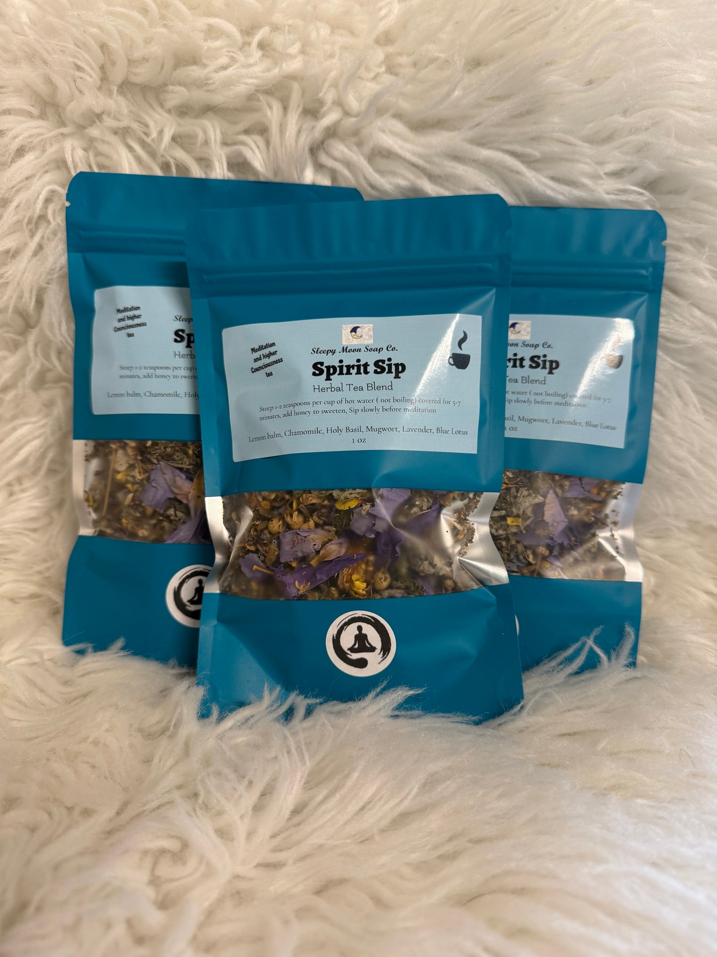 Spirit Sip herbal tea for meditation and higher consciousness