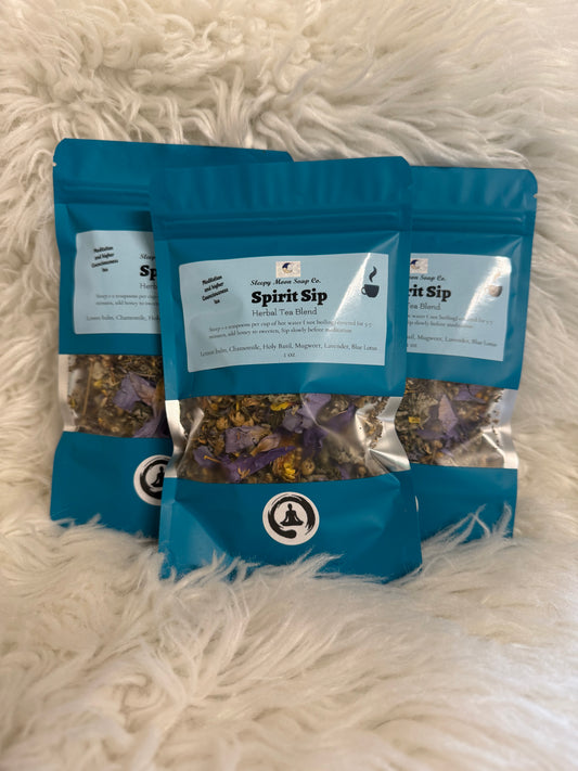 Spirit Sip herbal tea for meditation and higher consciousness