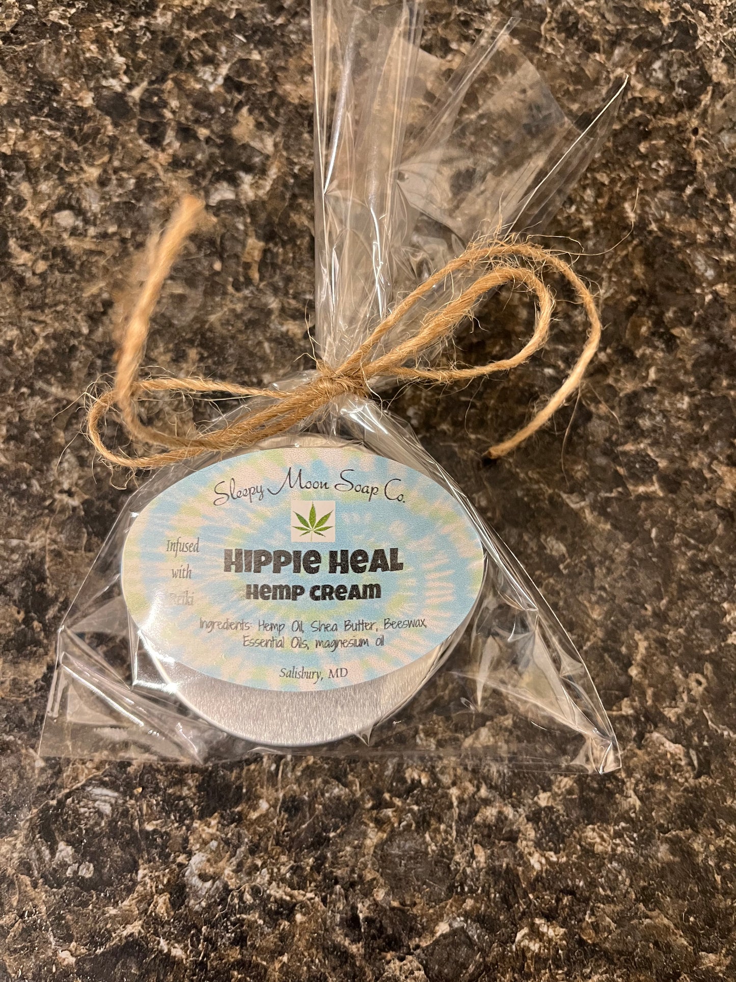 Hippie Heal sample jar