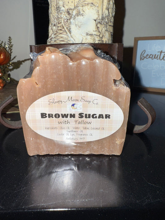 Tallow soap bar: Brown Sugar