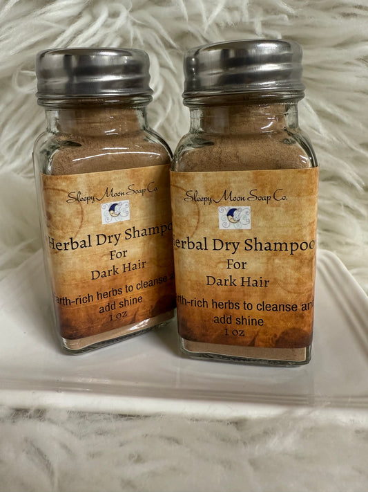 Herbal Dry Shampoo for Dark Hair
