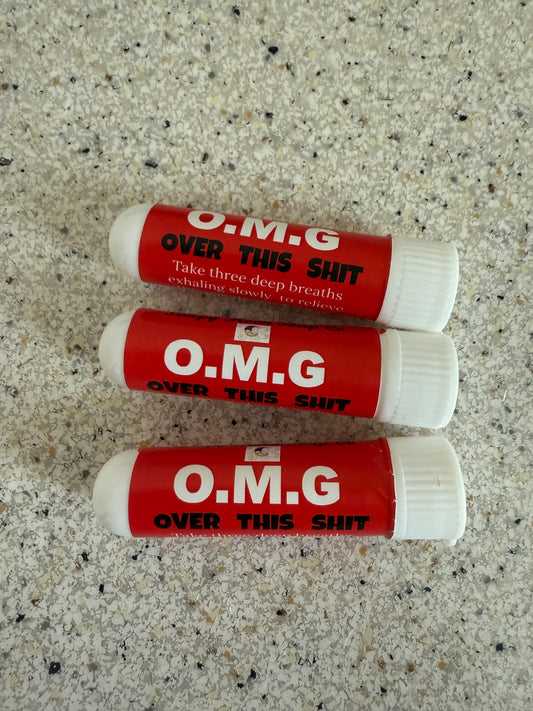 O.M.G over this shit stress and anxiety relief aromatherapy inhaler