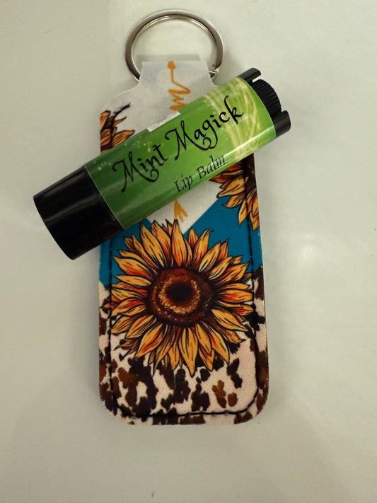 Lip Balm Holder: sunflower