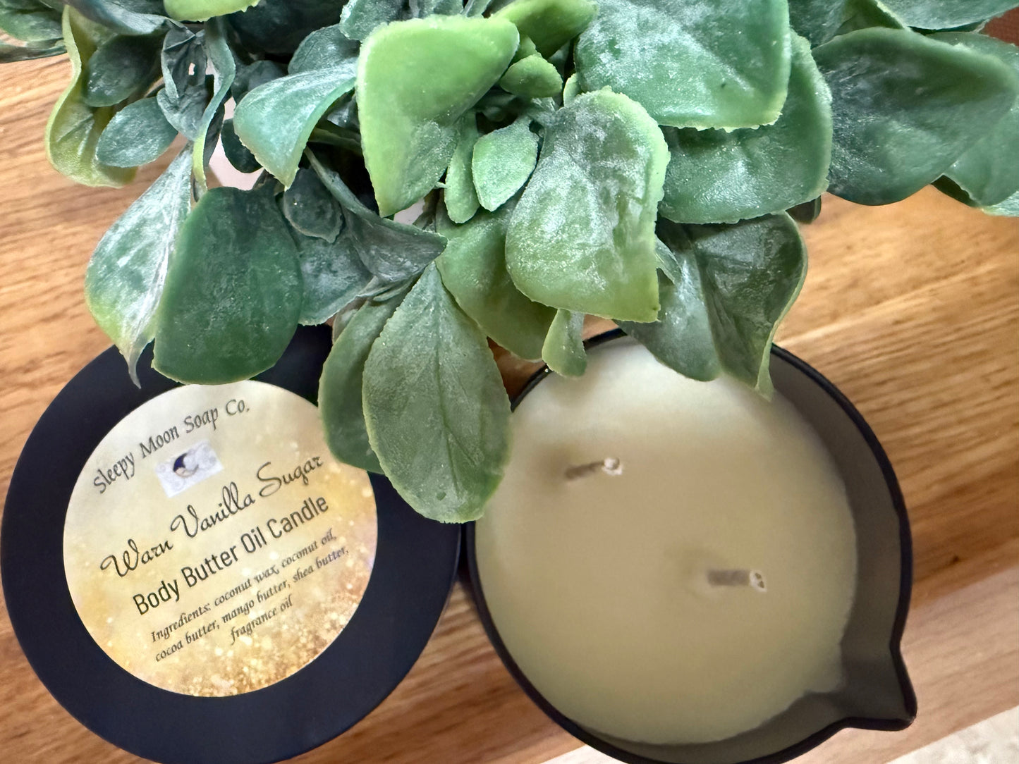 Body Butter Candle: Warm Vanilla Sugar