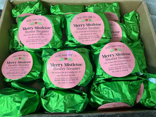 Merry Mistletoe Shower Steamer