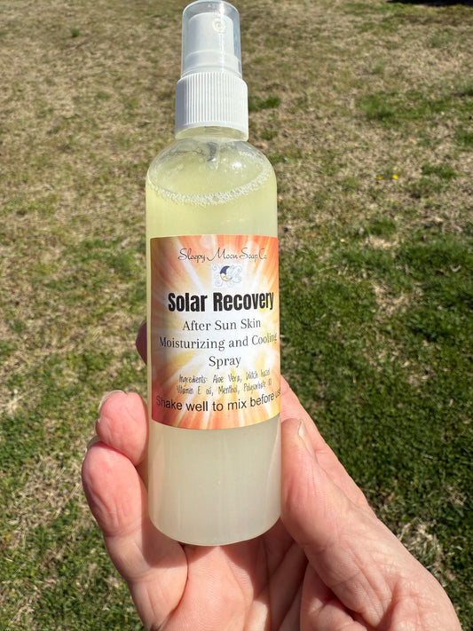 Solar Recovery after sun skin care