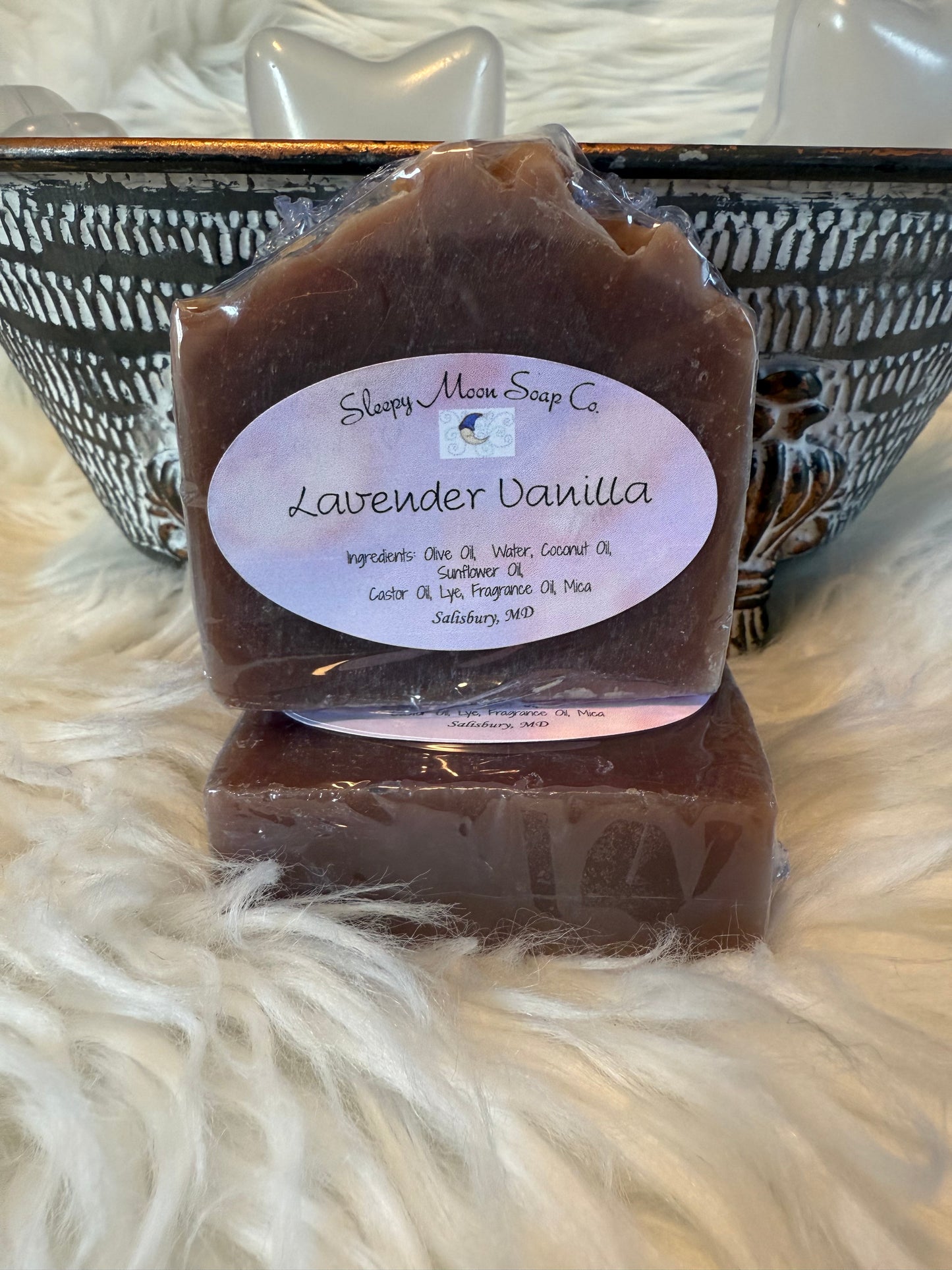 Lavender Vanilla soap bar