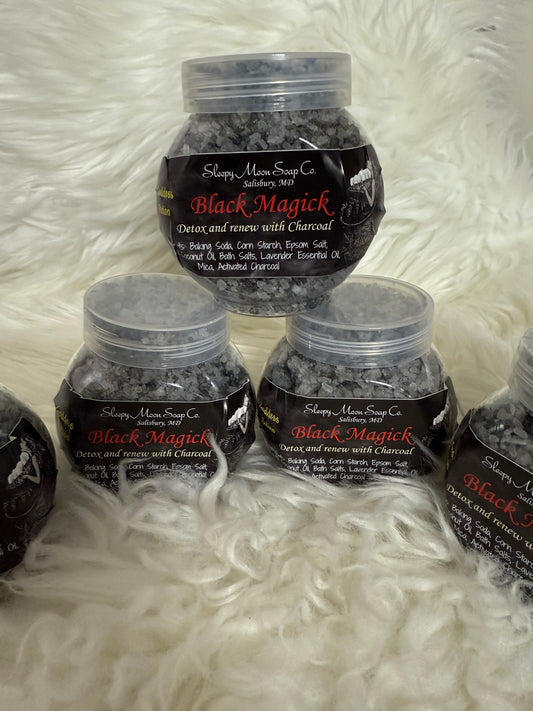 Goddess Potion Black Magick charcoal detox bath