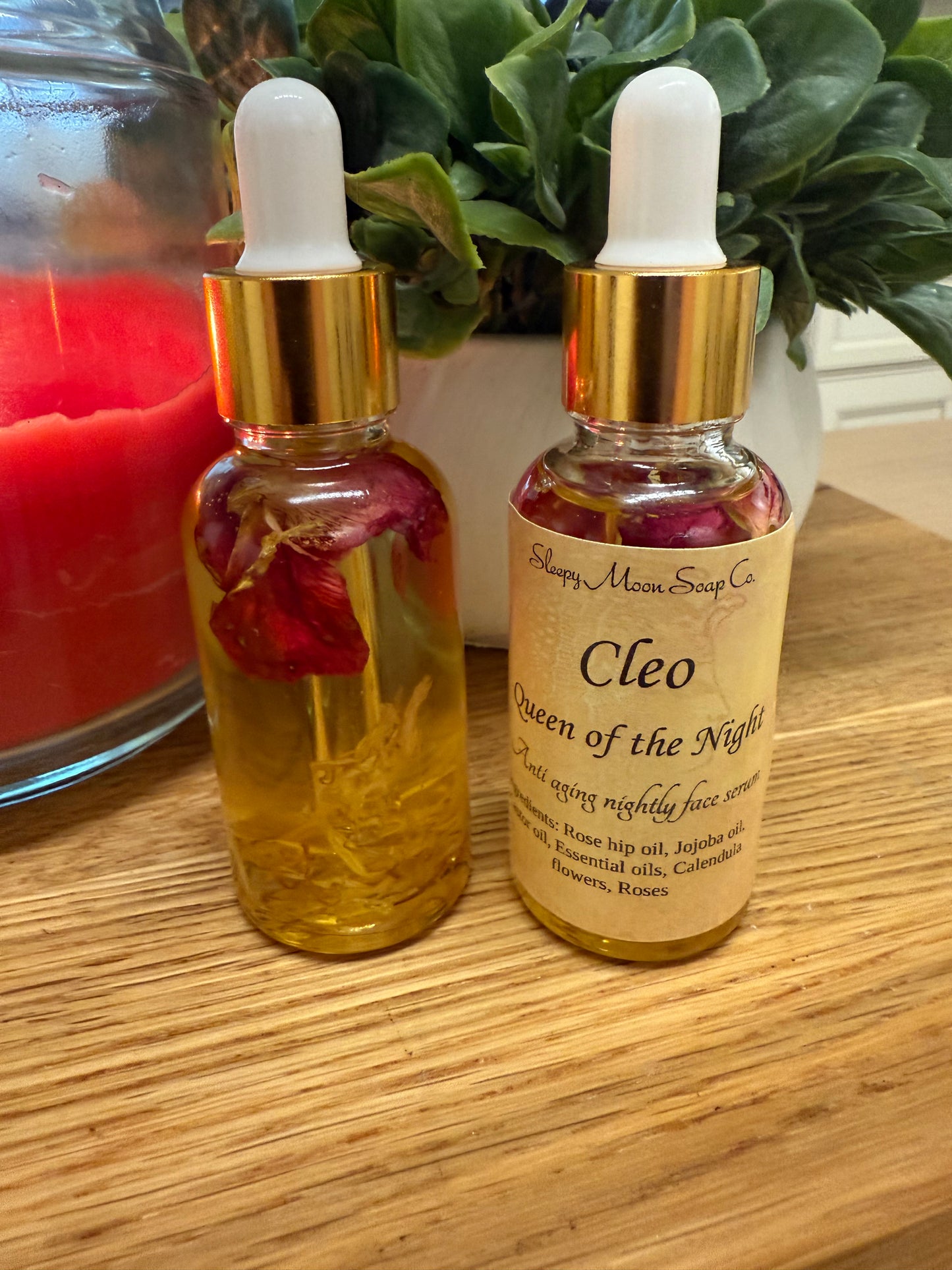 Cleo Queen of the Night anti aging night face oil