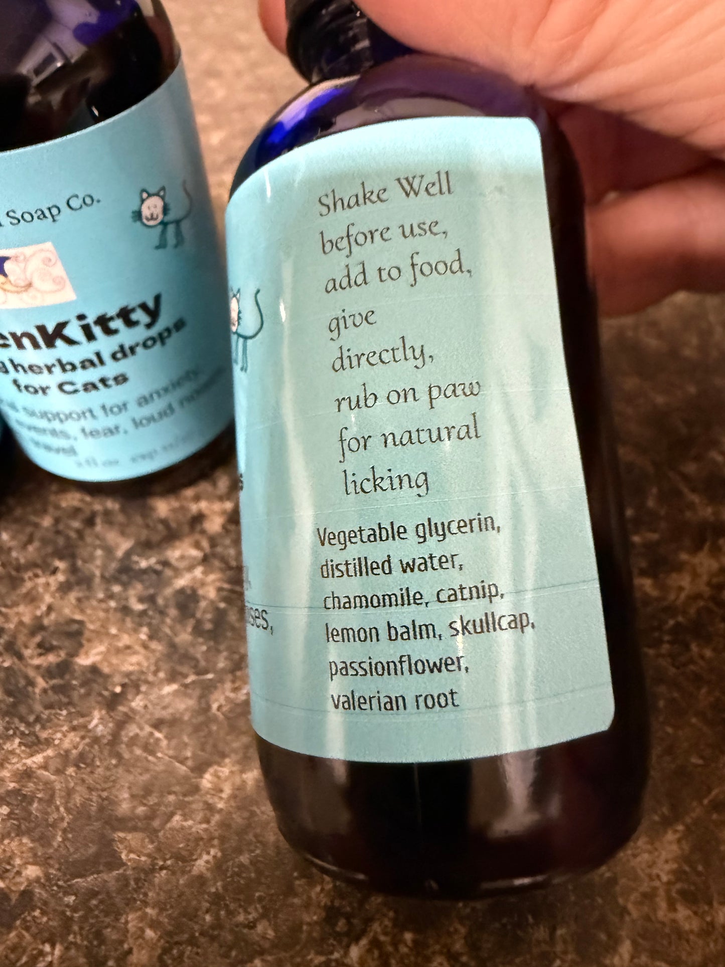 ZenKitty Calming drops for Cats natural stress and anxiety relief