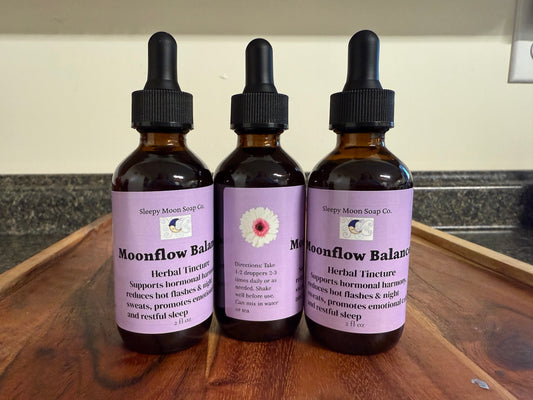 Moonflow Balance herbal tincture for perimenopause & menopause symptoms