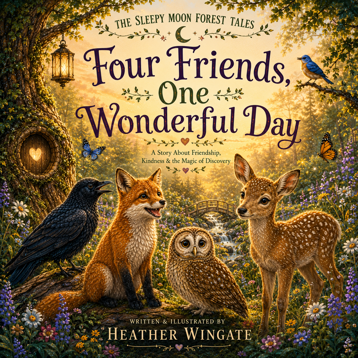 Sleepy Moon Forest Tales: Four Friends, One Wonderful Day children’s book