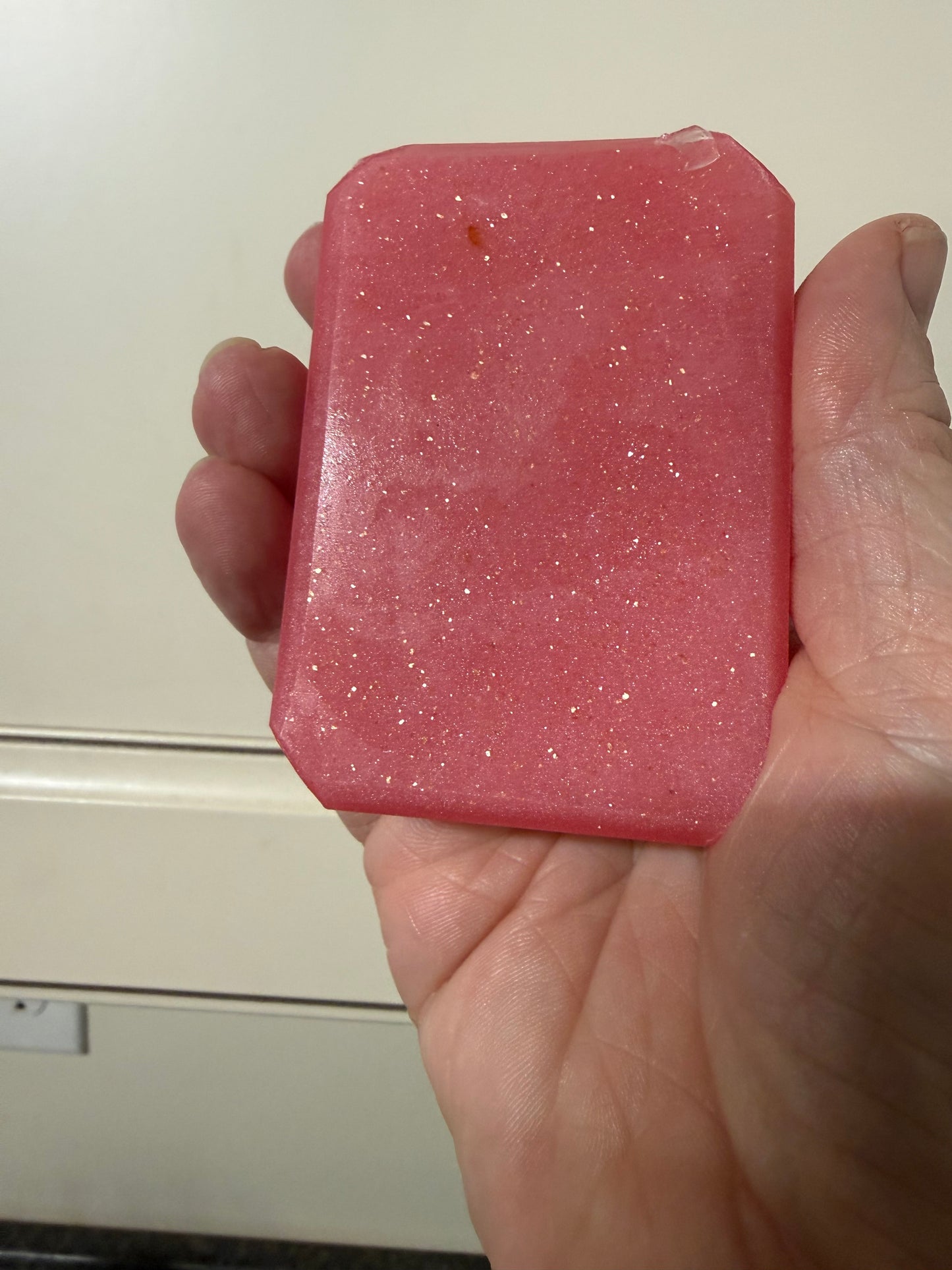 Rose Quartz and Rose Soap Bar