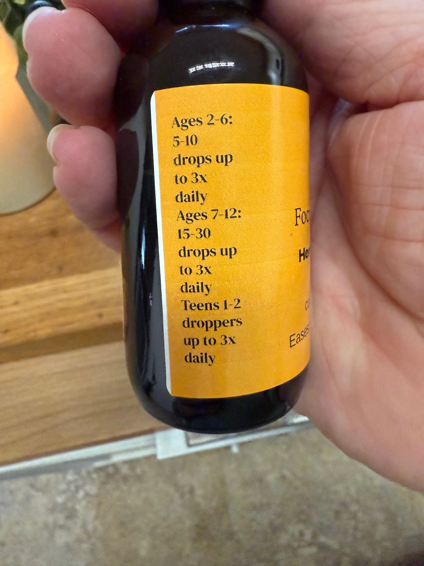 Focus & Mental Clarity Kids Herbal Tincture