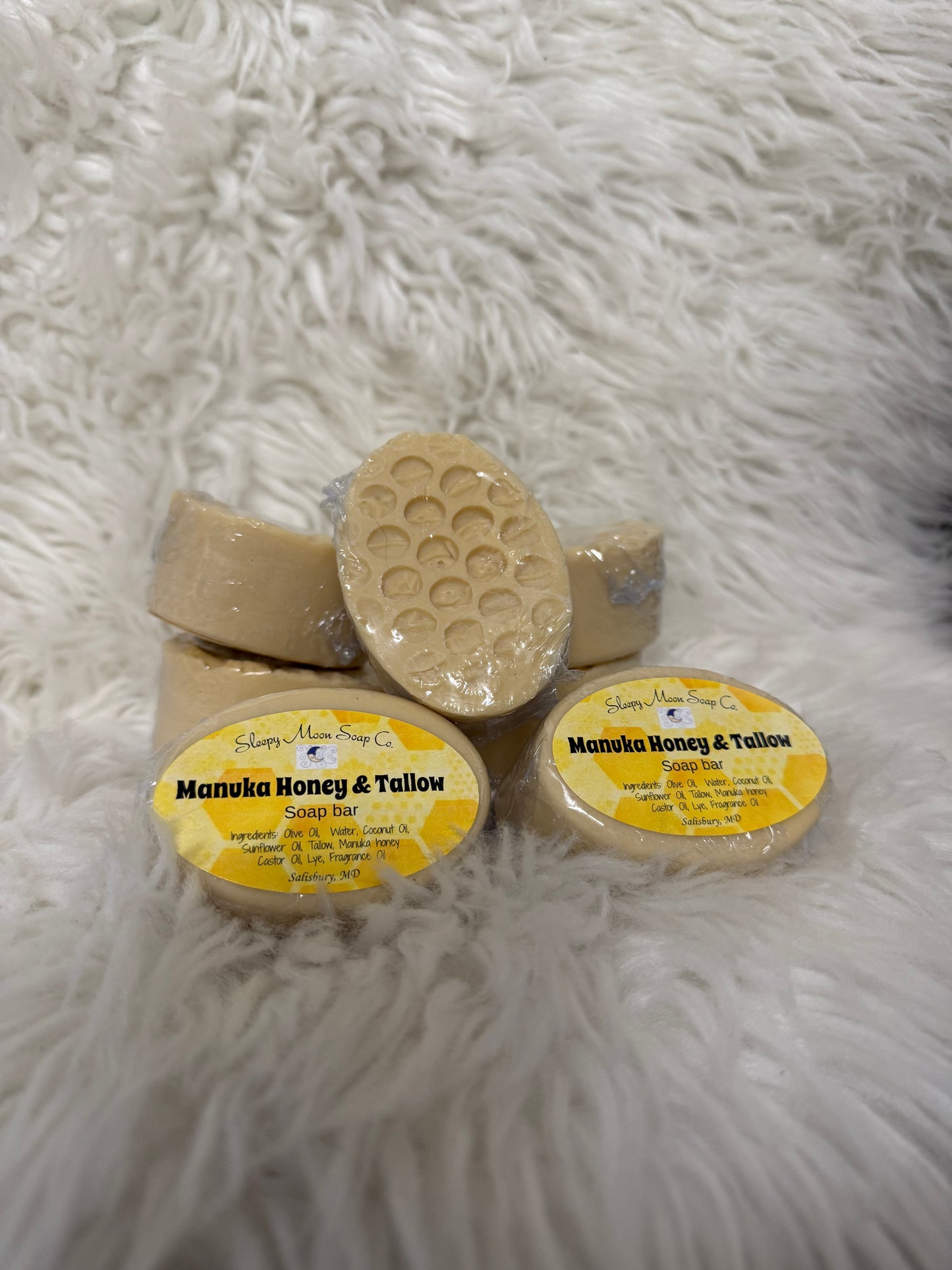 Manuka Honey + Tallow soap bar