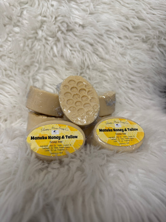 Manuka Honey + Tallow soap bar