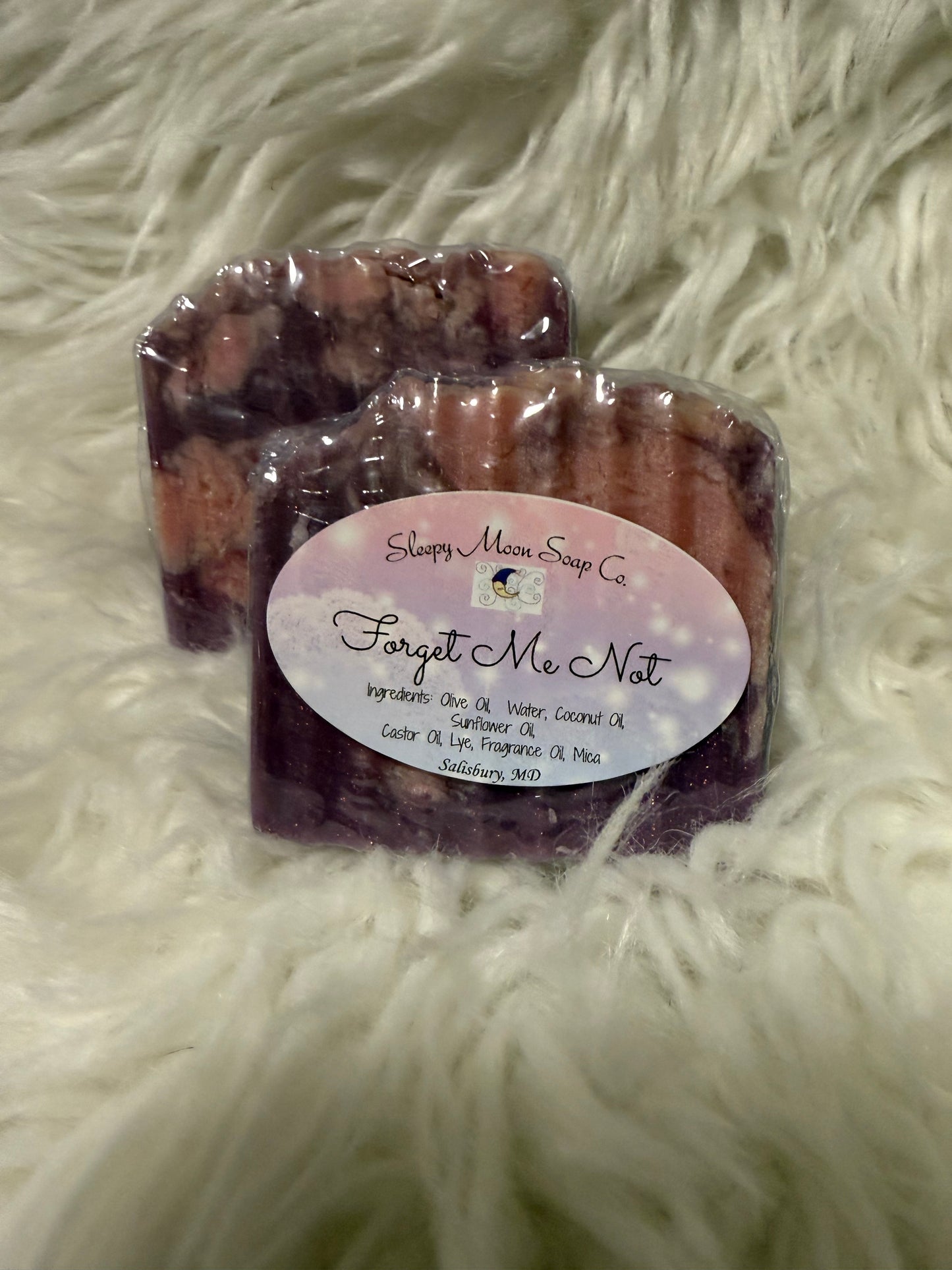 Forget me not soap bar