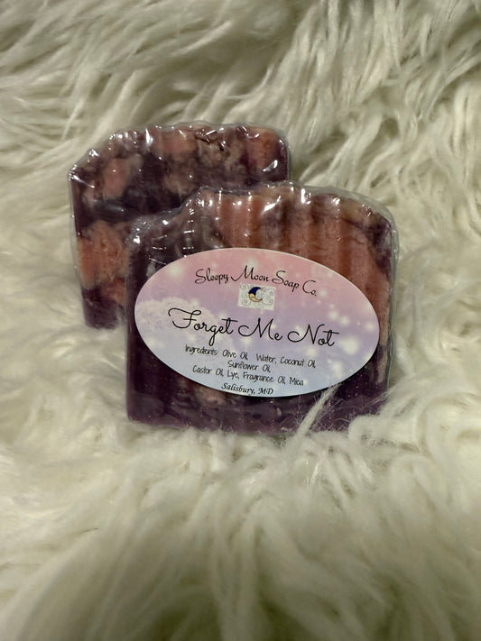 Forget me not soap bar