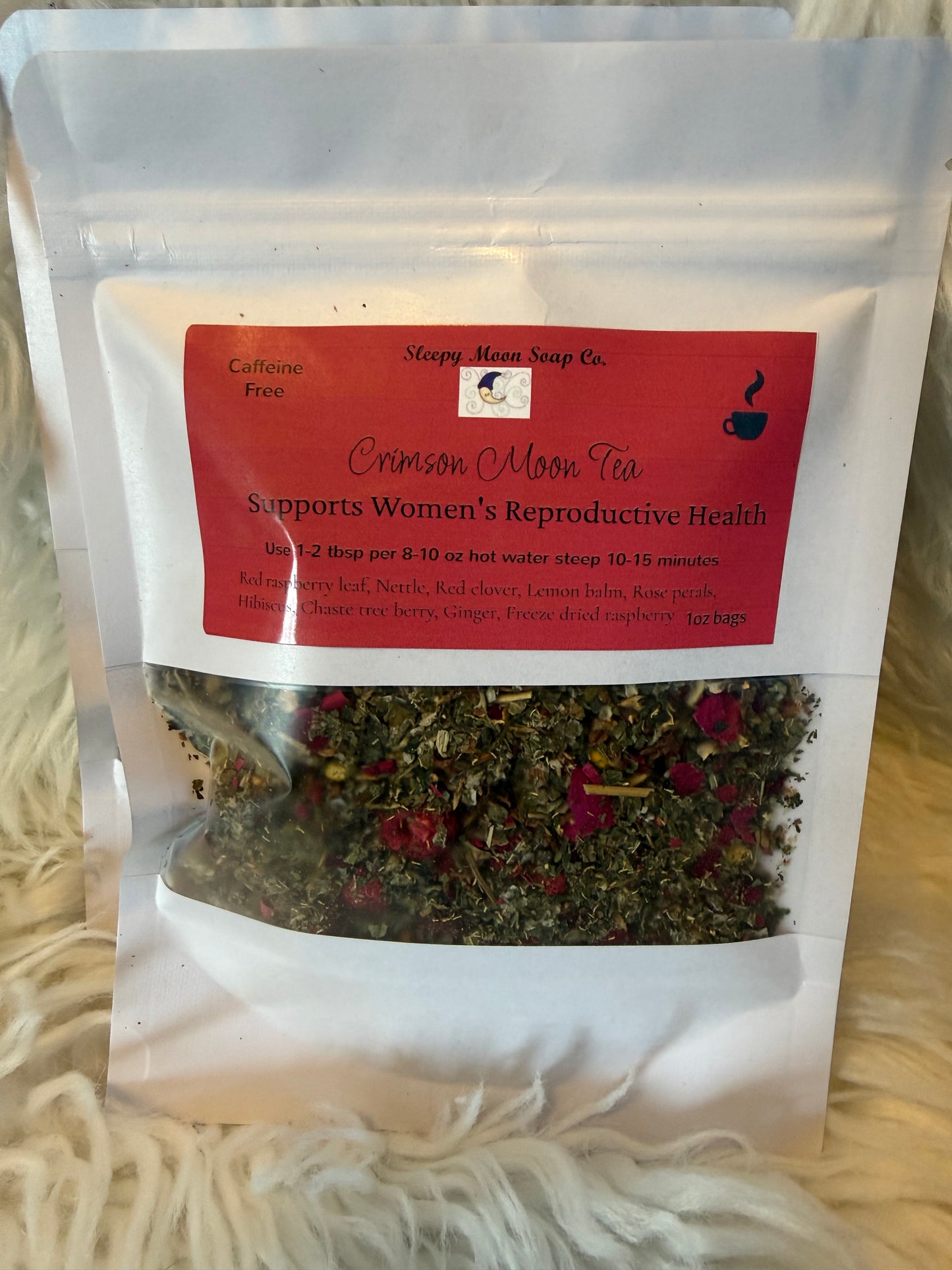 Crimson Moon herbal tea for Women’s Reproductive Health