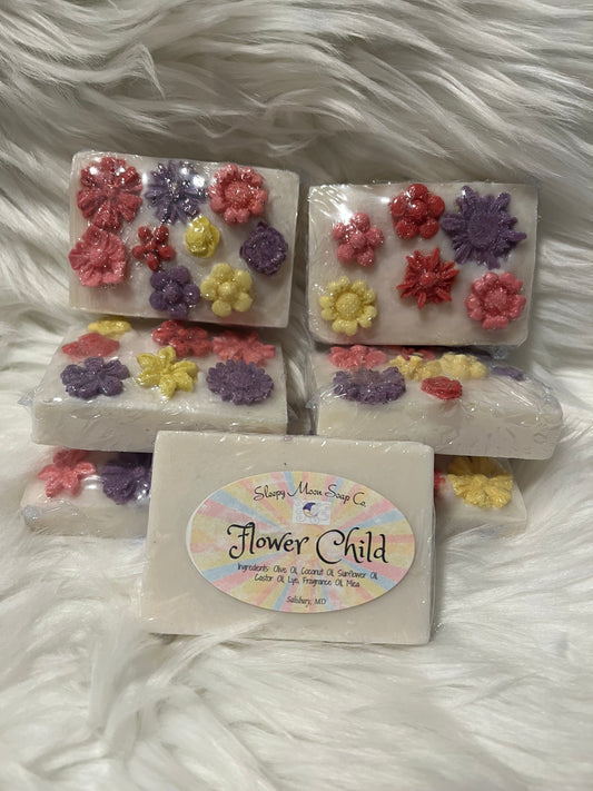 Flower Child vegan soap bar