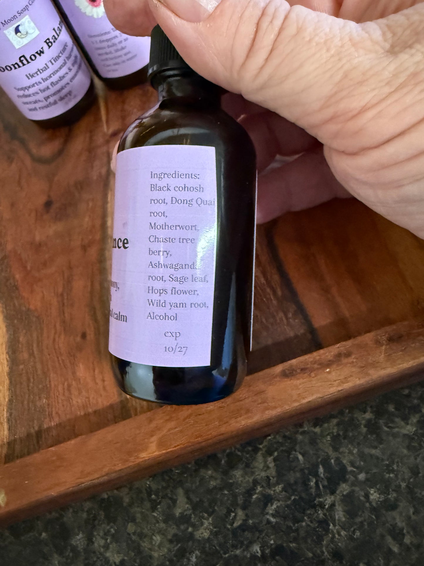 Moonflow Balance herbal tincture for perimenopause & menopause symptoms