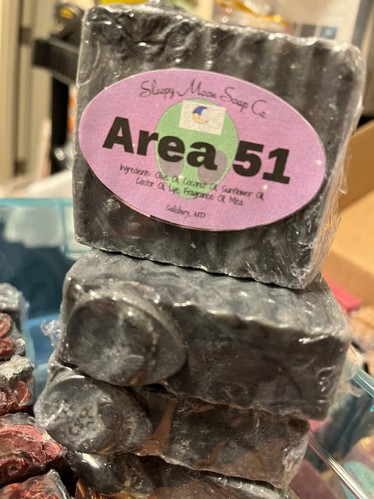 Area 51 vegan body soap bar