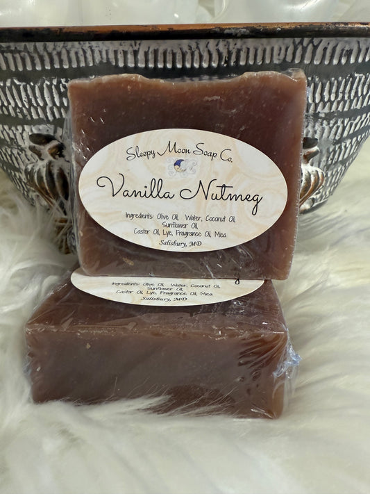 Vanilla Nutmeg soap bar