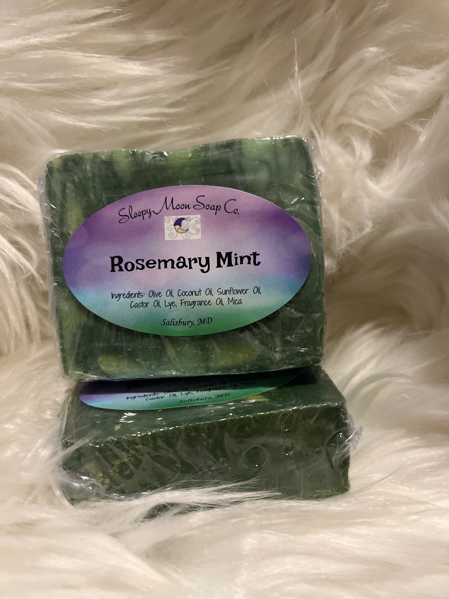 Rosemary Mint vegan soap bar