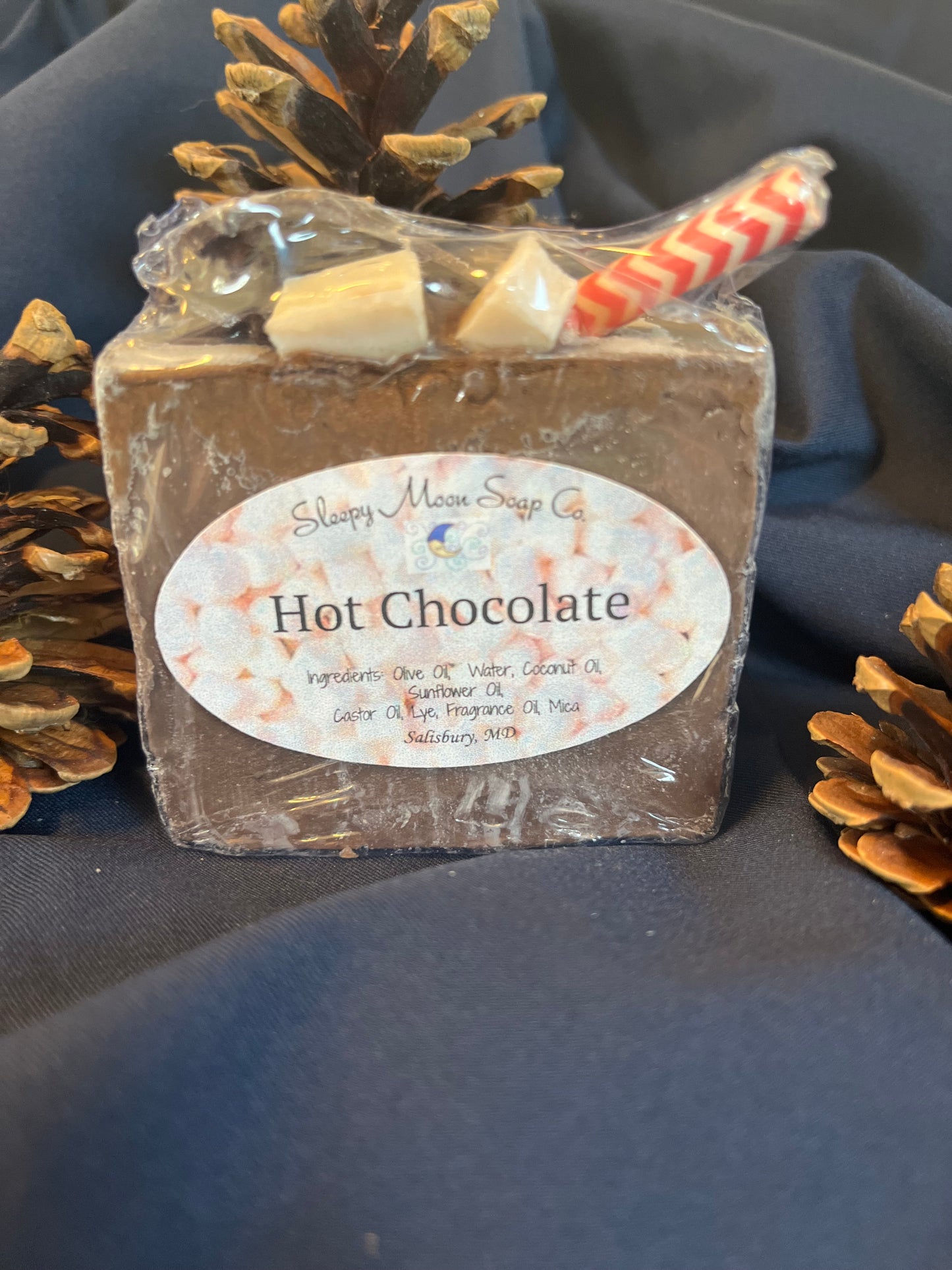 Hot Chocolate vegan soap bar