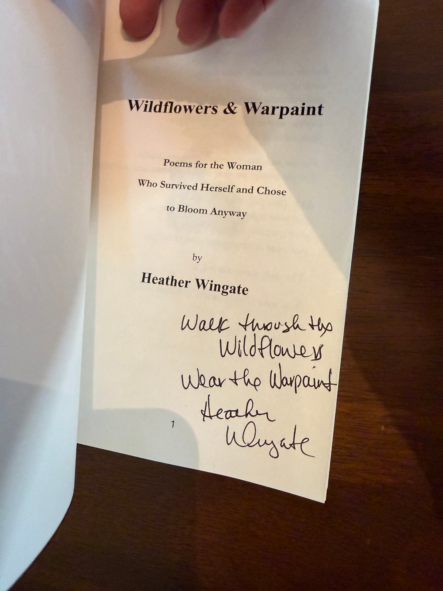 Wildflowers and Warpaint: A poetry collection for women