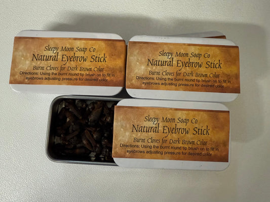 Natural Eyebrow Sticks: Burnt Clove tips
