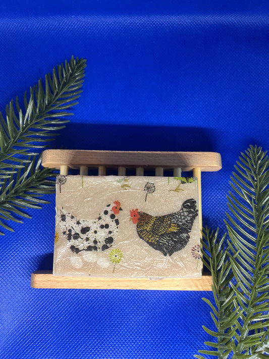 Backyard Chickens soap set