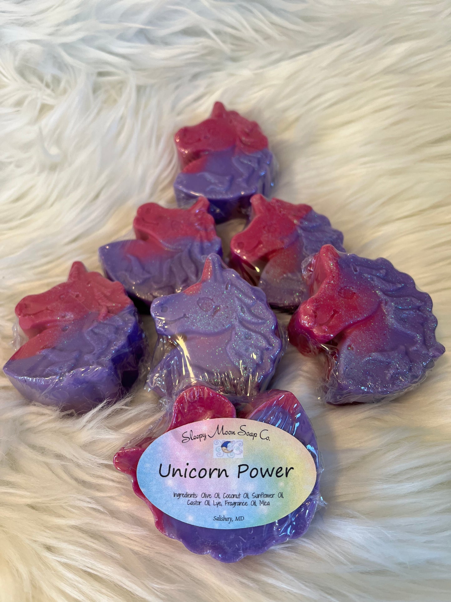 Unicorn Power vegan soap bar