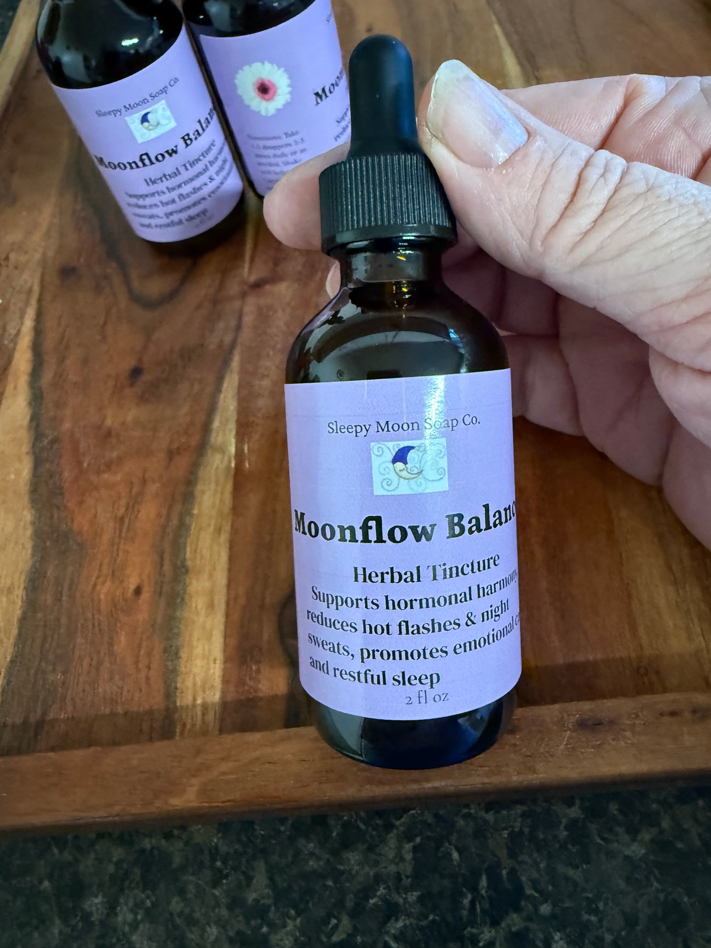 Moonflow Balance herbal tincture for perimenopause & menopause symptoms