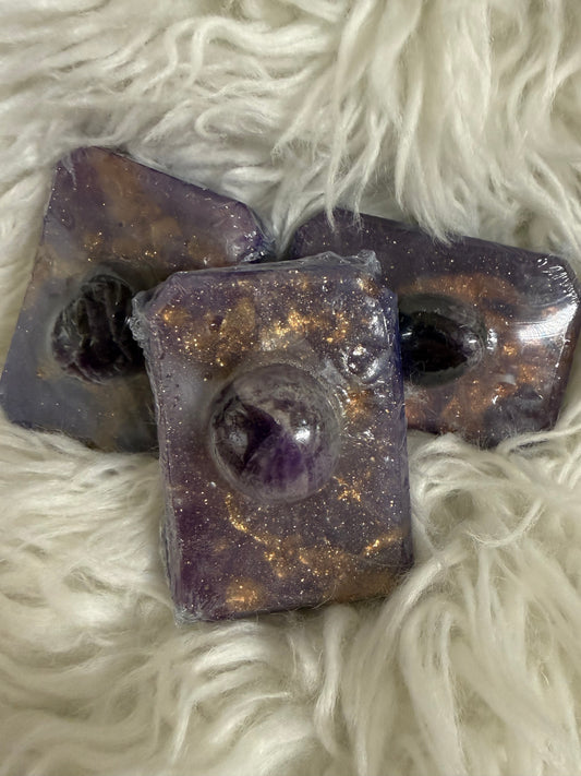 Amethyst and Lavender Soap Bar