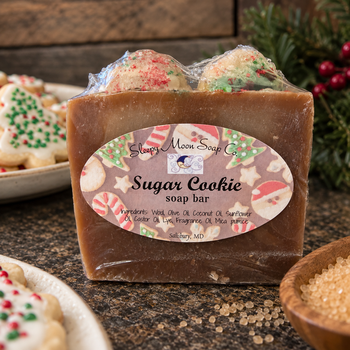Sugar Cookie Vegan Soap Bar