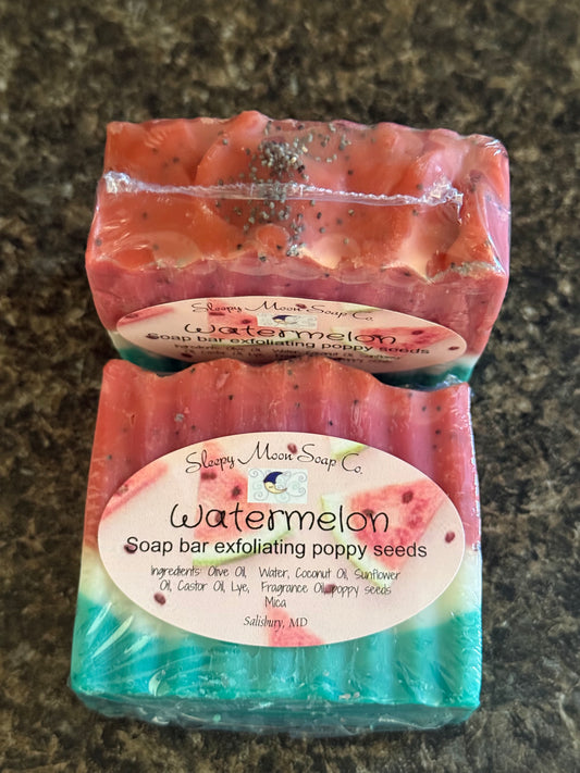 Watermelon soap bar