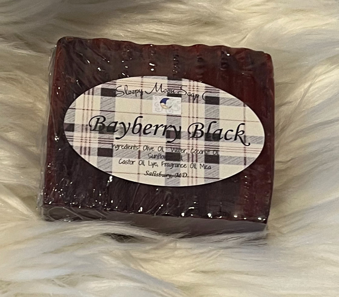 Bayberry black vegan soap bar