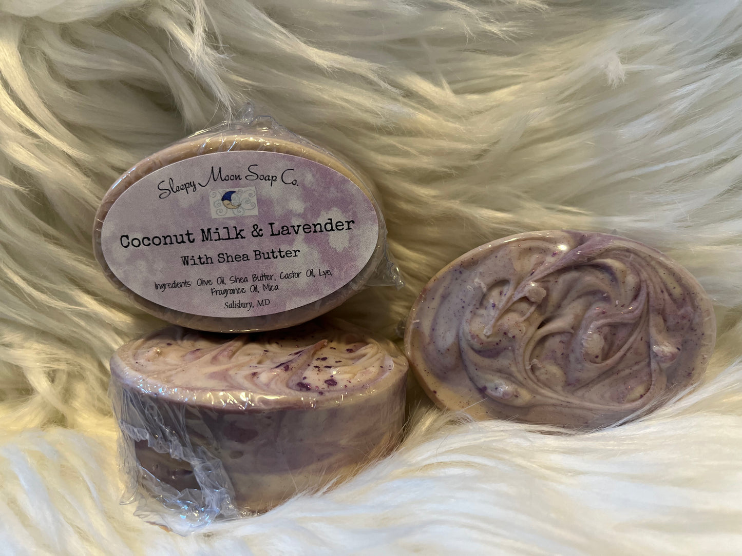 Coconut Milk & Lavender with Shea Butter soap bar