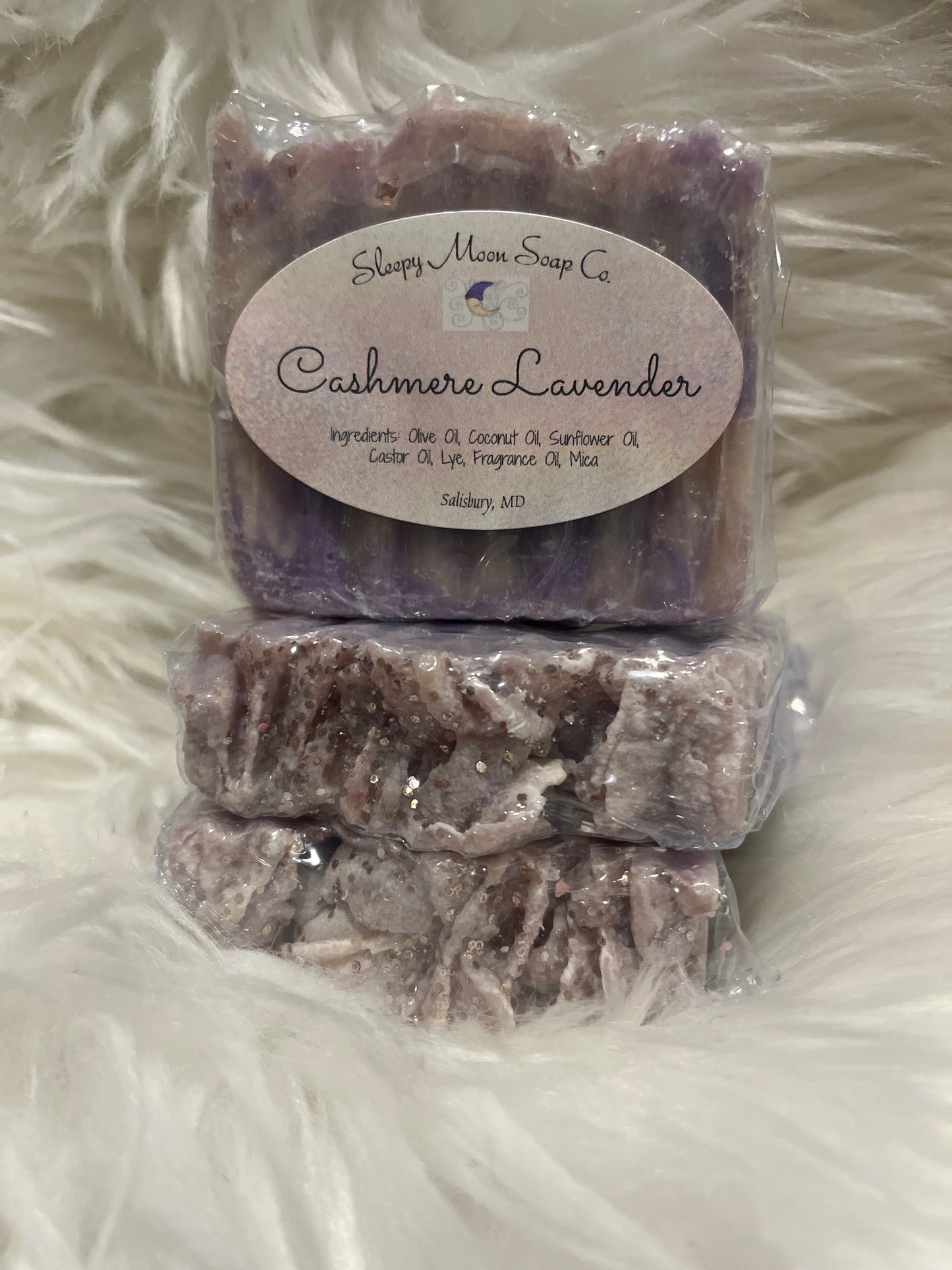 Cashmere Lavender vegan soap bar