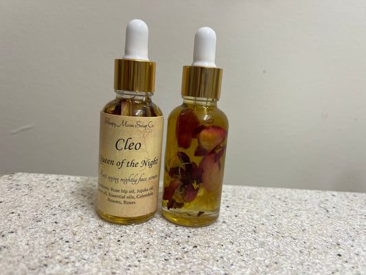 Cleo Queen of the Night anti aging night face oil