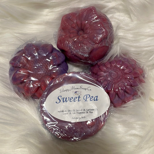 Sweet Pea vegan soap bar