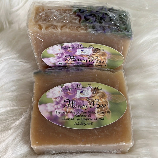 Honey Bee vegan body soap bar