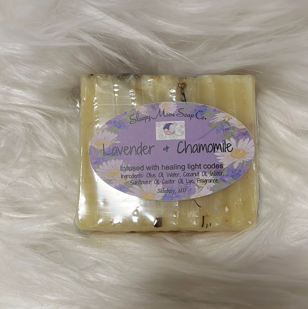 Lavender Chamomile vegan body soap