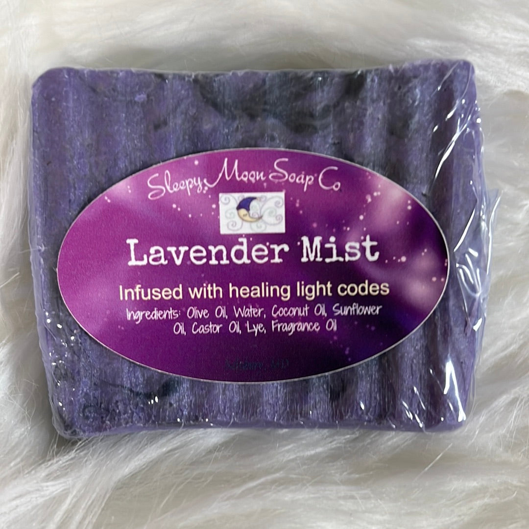 Lavender Mist vegan body soap bar